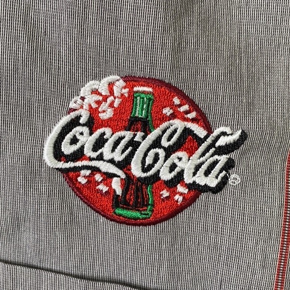 Vintage Coca Cola Drivers Work Shirt Uniform Collectible Embroidery Button Down - Picture 4 of 13